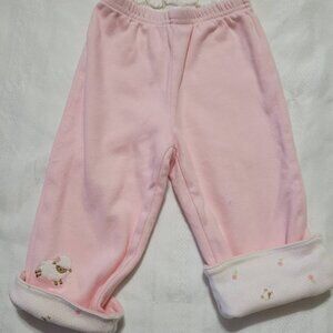 Gymboree Brand New Baby lamb pink Used 12-18 month reversible pants. small mark